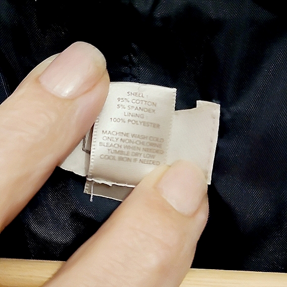 LOFT Chambray Peplum Jacket - NWOT! - Picture 5 of 5